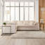 Ensemble de salon, canapé modulaire en L et repose-pieds 2 pièces Algona-104378497