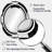 Bauhaus Black And White Circular Minimalism - Large Oval Wall Mirror On Metal-1469731117