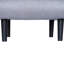Fauteuil gris convertible en lit - revêtement confortable, support en métal robuste, tissu respirant, métal, détente