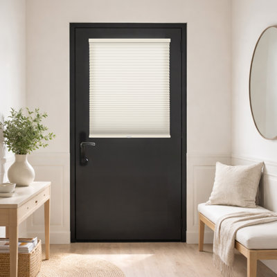 Store cellulaire magnétique sans perçage filtrant la lumière pour portes en métal seulement, installation facile sans fil, nid d'abeille de 1,5 po, l 27 po x H 72 po, ivoire