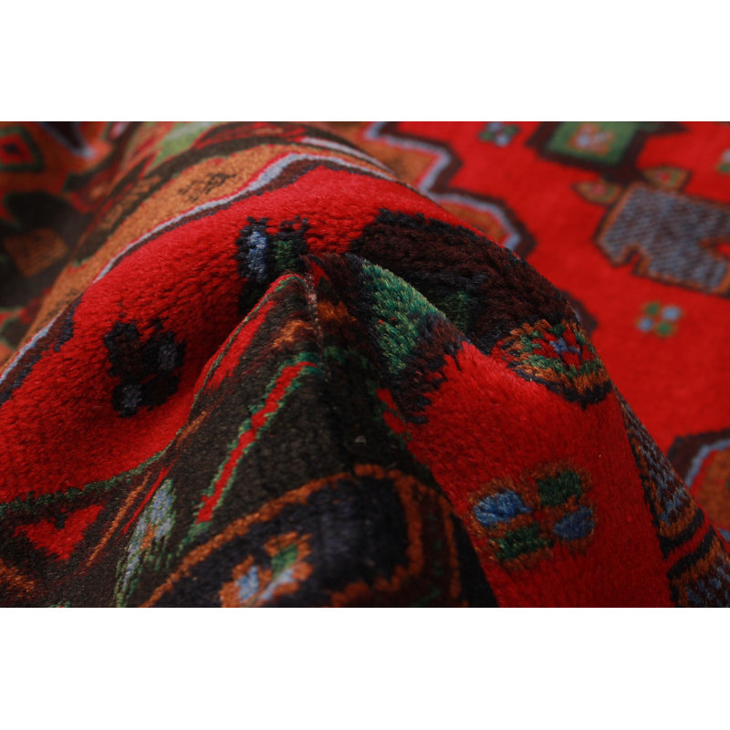 Tapis rouge Teimani 3 pi 0 po x 4 pi 4 po