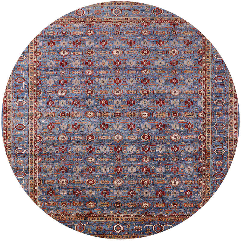 Oriental Indoor Rug, Round 4'