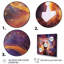 «Twin Flame Bliss L tending connexion» sur toile-225000242-225000241