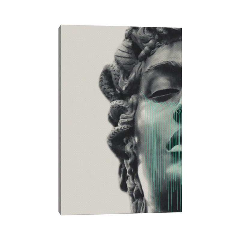 Impression sur toile tendue «LDN» par Frank Moth, H 12 po x l 8 po x P 0,75 po