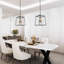 Lustre géométrique spoutnik 6 lumières Modern