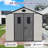 8*6 Modern Resin Storage Sheds With Reinforced Floor,Lockable Door and Ceiling Hook-121792850