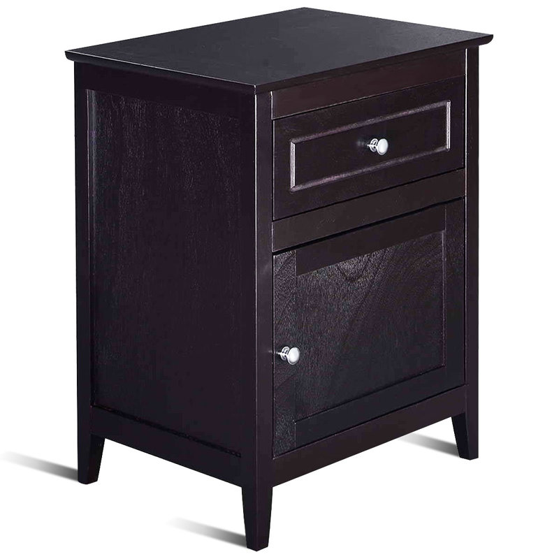 Adcox End Table, Dark Brown