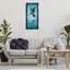 «Hummingbird Splashing Surface», art mural encadré flottant par Stephen Mitchell-1329933887-1329933883
