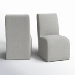 Sinclair 19'' H Linen Upholstered Metal Parsons Chair