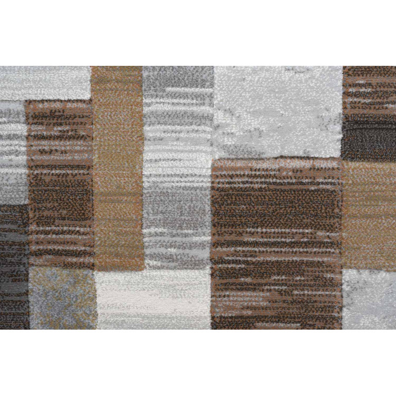 Choua Geometric Area Rug, Rectangle 80 x 150cm