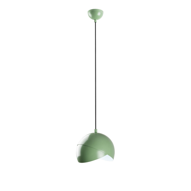 Elegant Mint Chandelier with Adjustable Height, Metal Body, Ø7.9 x 5.9 inches Base Plate | Total Height: 8.7 - 44.9 inches | 1 x E27 Socket (Max 40W) | Stylish Lighting for Living Room, Dining Room, or Bedroom