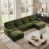 Chenille verte