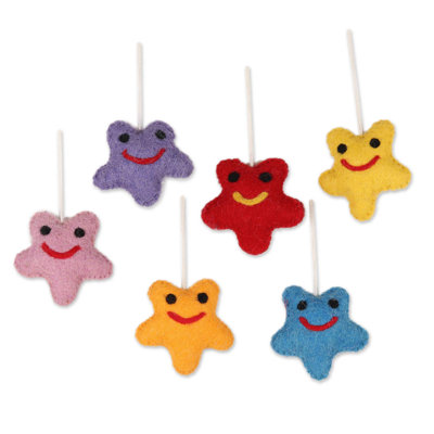 3.1 in. Fabric Astrology & Stars Shatterproof Holiday Shaped Ornament