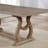 Brown Trestle Rectangular Dining Table