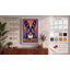 Bulldog with Sun Modern - Wrapped Canvas-57021655-57021658