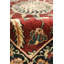Agra Hand Knotted Wool Oriental Area Rug in Red / Ivory