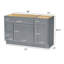 Base de meuble-lavabo simple 51 po seulement-94091273