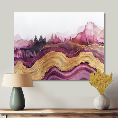 Mylah - Vineyard, art mural sur toile