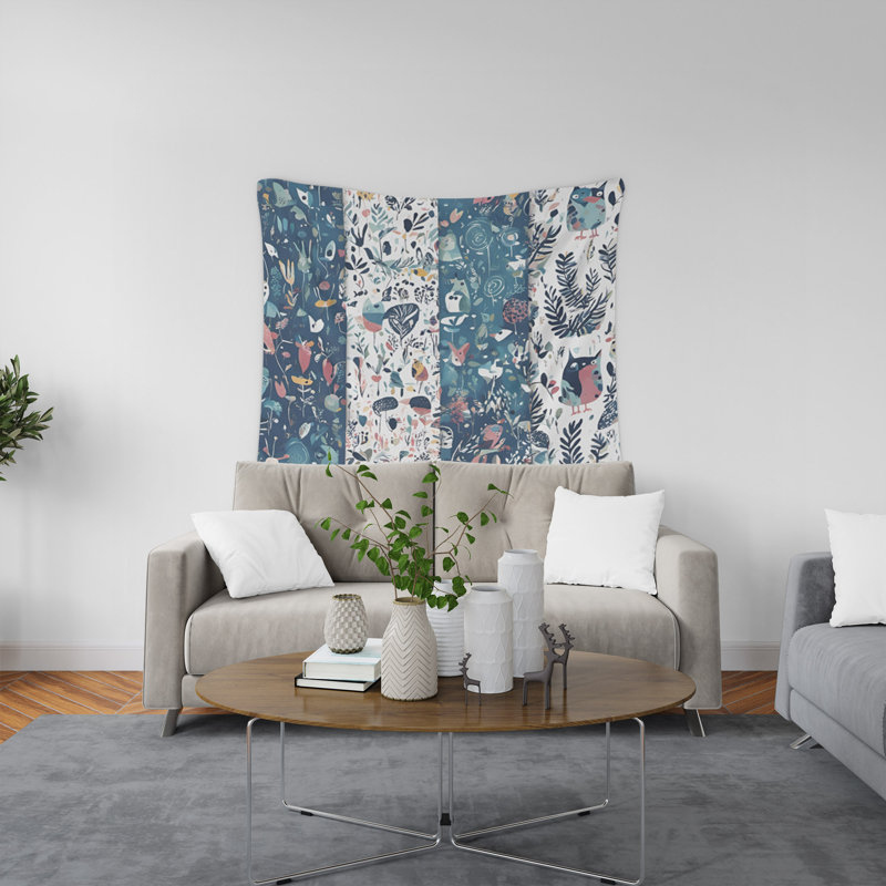 Tapisserie murale, H 80 po x l 68 po
