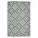 Tapis en laine naturel à motif géométrique transitionnel Laurent