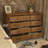 Modern Brown Solid Wood Accent Cabinet