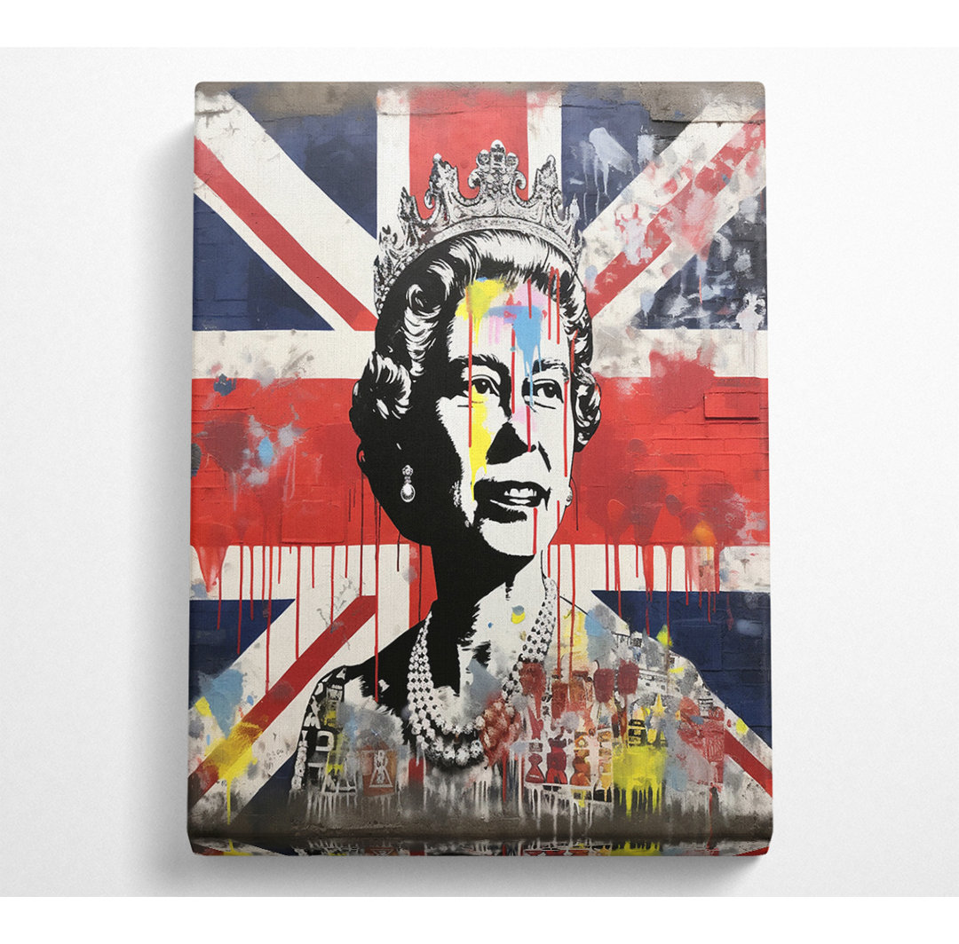 Queen Graffiti - Kunstdrucke auf Leinwand