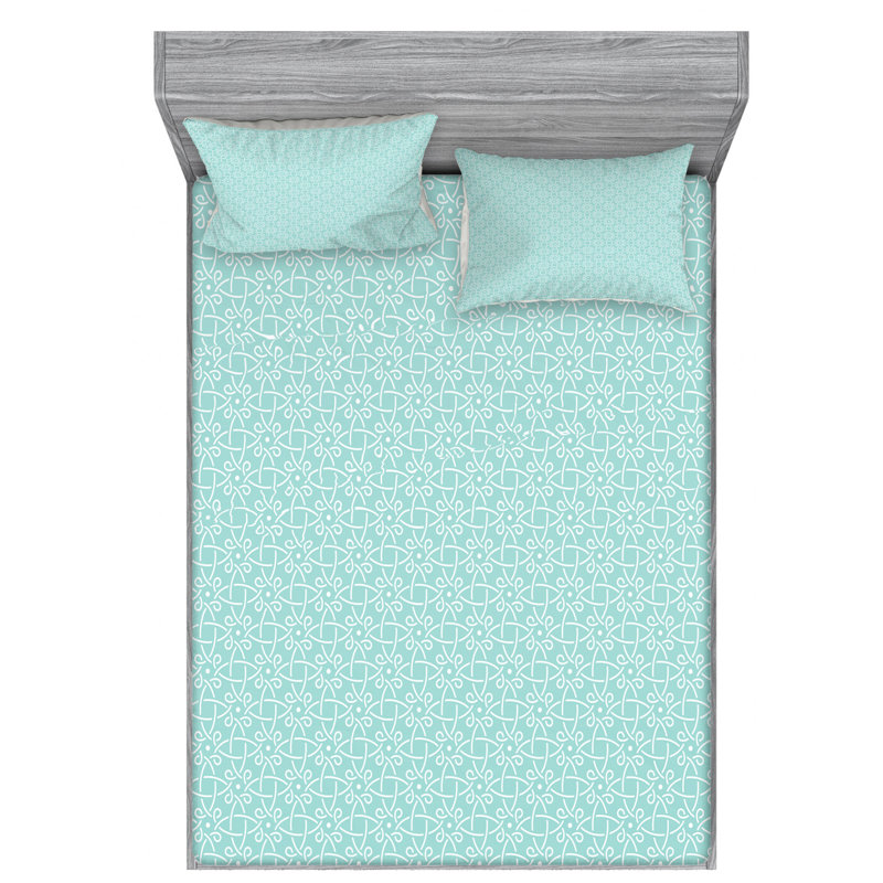 Microfiber Sheet Set, Queen Sheet Set with Fitted Sheet