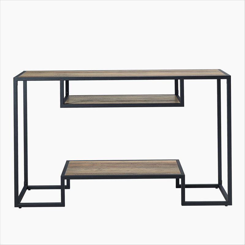 Console 2 tablettes de rangement incluses