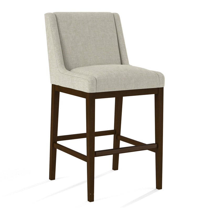 Upholstered Stool, 61606-88, Pecan