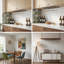 Wall Mounted Wine Glass Rack Black
