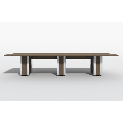 Rectangular Conference Table with Power Modules