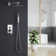 Pressure-Balanced Complete Shower System with Rough-in Valve Rain Shower Heads
