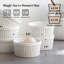Ensemble de 6 ramequins en porcelaine 6 pièces, plats de cuisson nervurés 6 oz-115683006-115683005