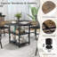 Round Metal Base Dining Table-489508748
