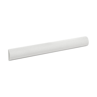 WM 122 3/4 in x 3/8 in x 6 in Long Recycled Polystyrene Half Round Moulding Sample