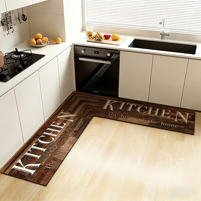 Tapis de cuisine 47,2 po, Brun