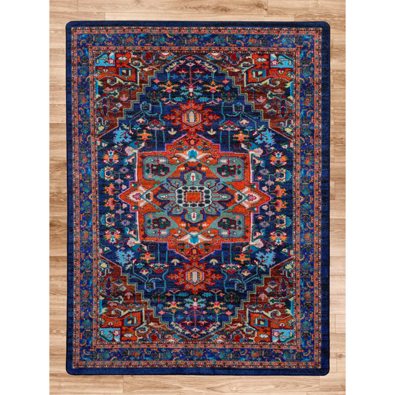 Dorleus Oriental Indoor Rug, Rectangle 5' x 8'