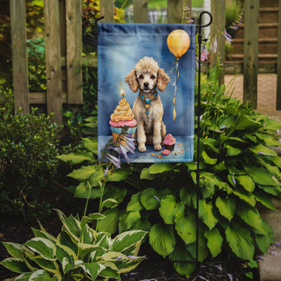 Drapeau de jardin «Happy Birthday»