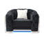 Chaise Sapphire G0593A-C, NOIR