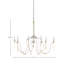 Tracy 6 - Light Candle Style Chandelier