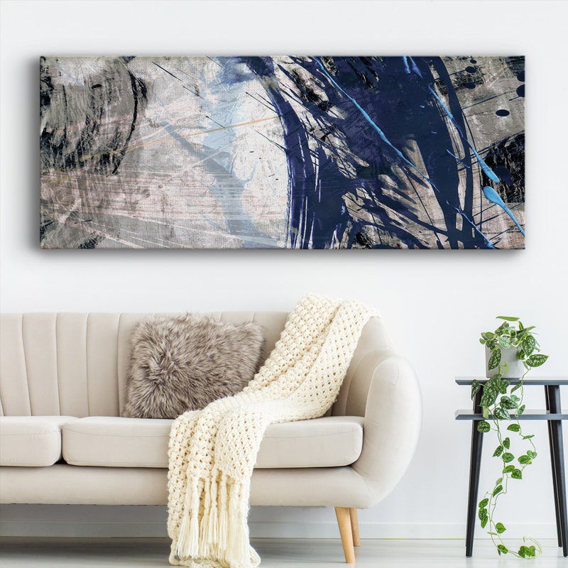 " Blue Noise II ", 20" H x 50" W x 1.5" D