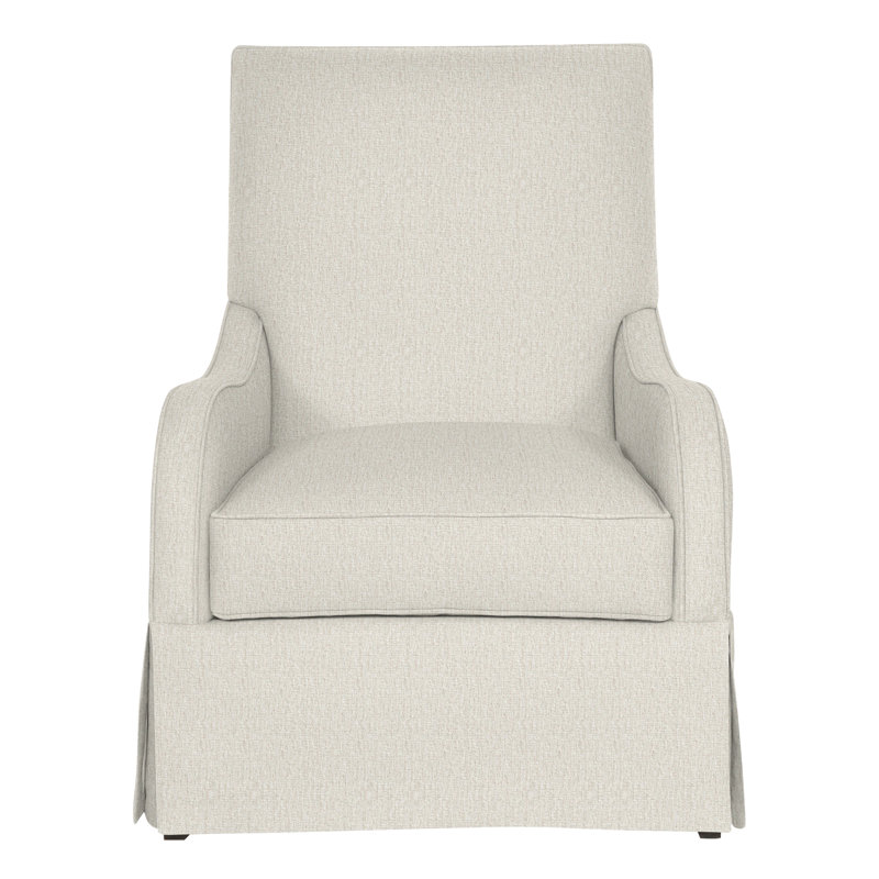 Chaise pivotante 29 po Zoe, Chenille Nompton Snow Crypton®