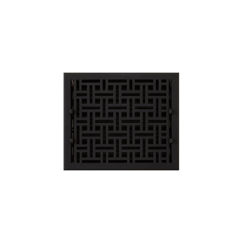 Wicker Style Cast Iron Wall Register