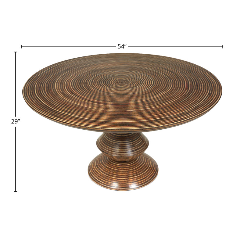 Showtime 54" Rattan Strips Dining Table