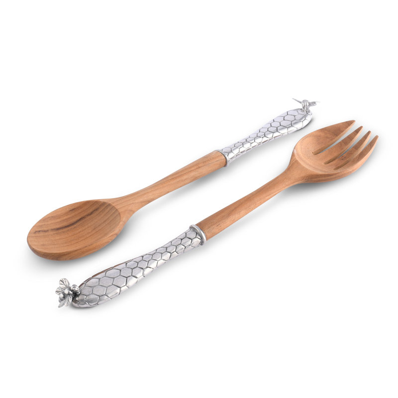 Arche Of Bees Salad Servers