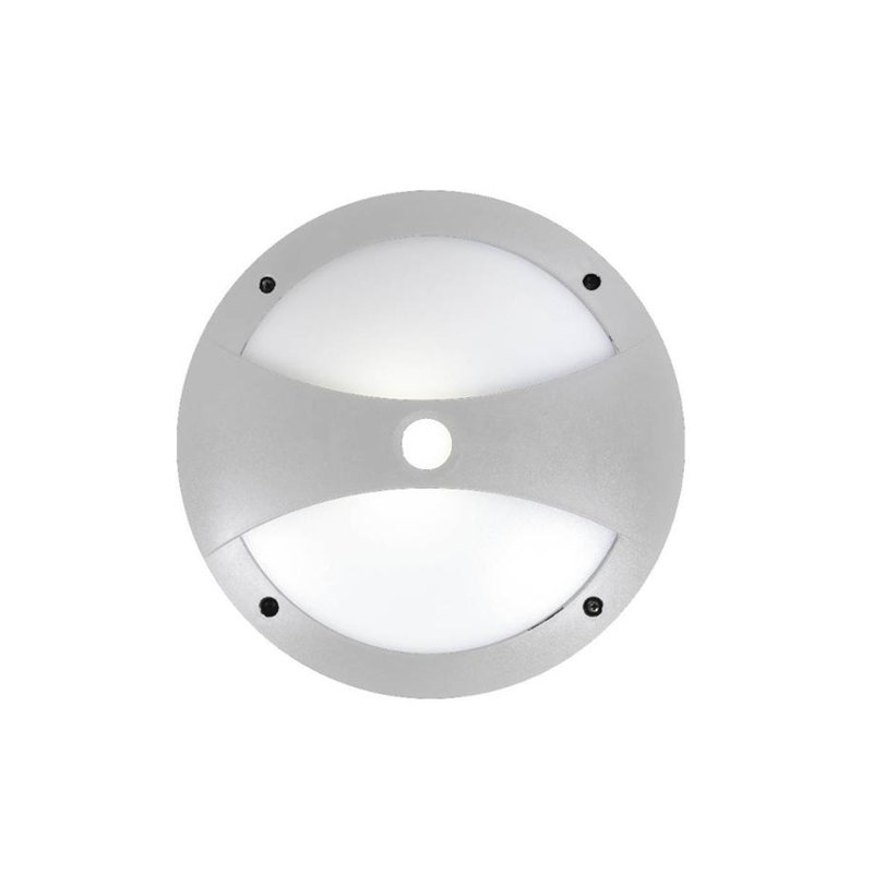Telly Outdoor Bulkhead Light, Grey, Incandescent