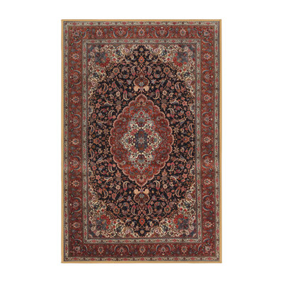 Tapis brun/beige traditionnel Dhekelia