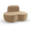 Chaise rembourrée en velours Swerve-1425424400