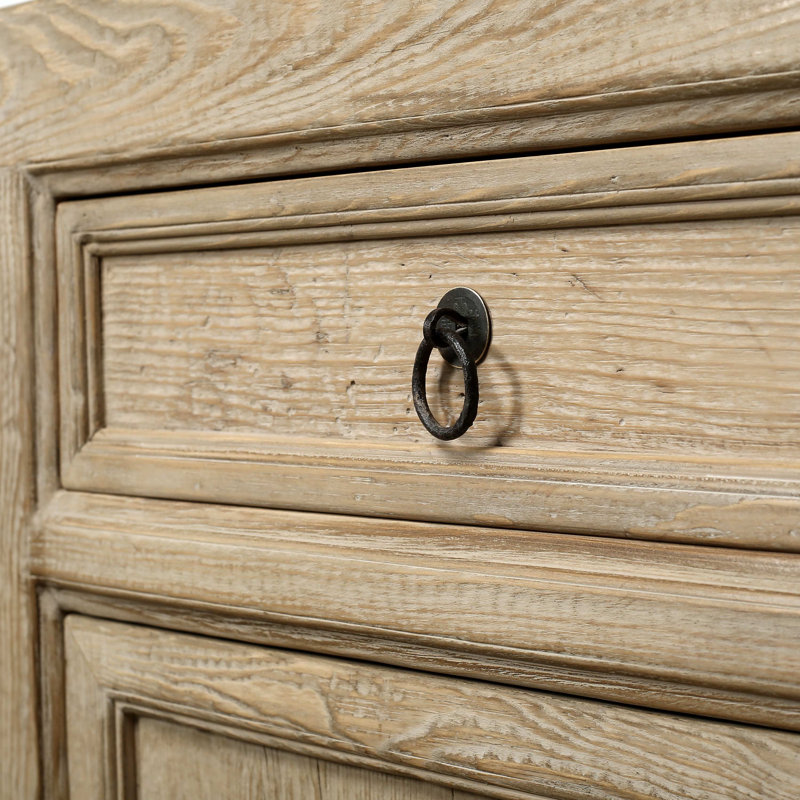 93'' W Solid Wood Sideboard, Natural
