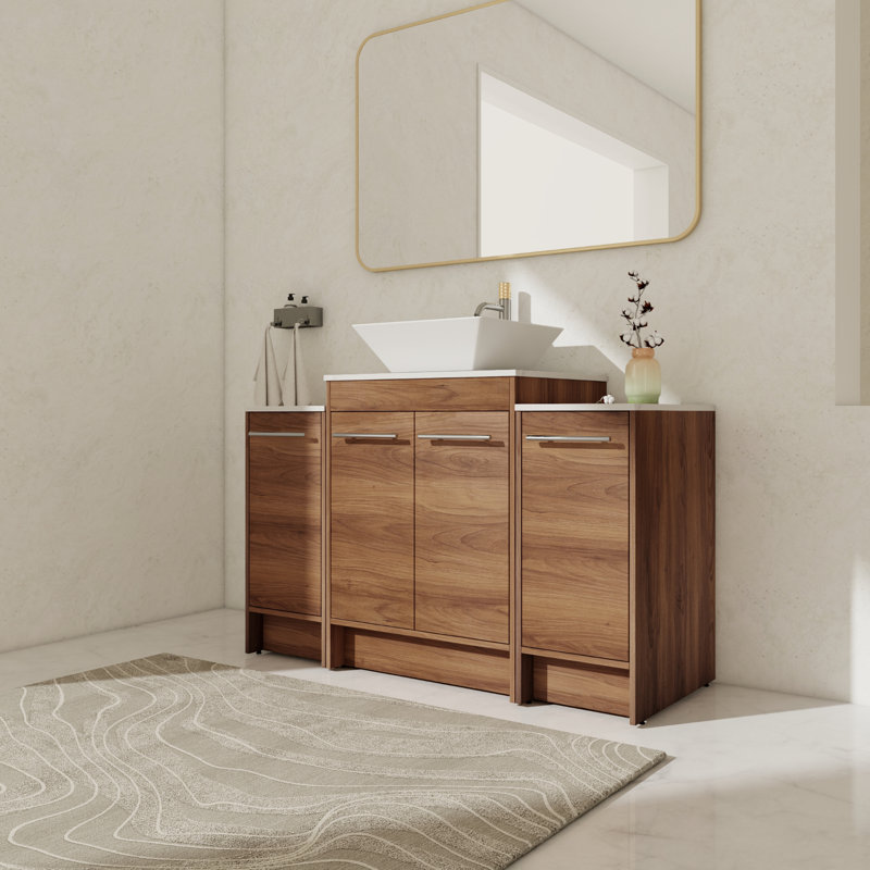 Meuble-lavabo sur pied simple 47,23 po Milojka